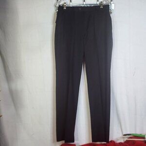 Savane Select Edition Hidden Comfort Black Embroidered DSR Poly Rayon Pant 32X30